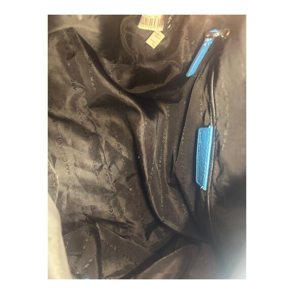 Marc by Marc Jacobs Totally Turnlock Shifty Satchel Blue 100% Cowhide Leather - Picture 11 of 12